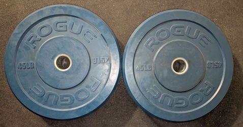 Rogue 45 lb Bumper Plates (Pair)