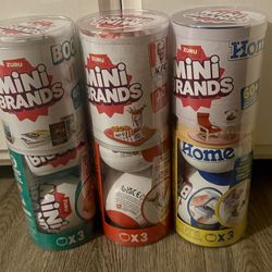 Mini Brands Books, Home, and KFC Series 