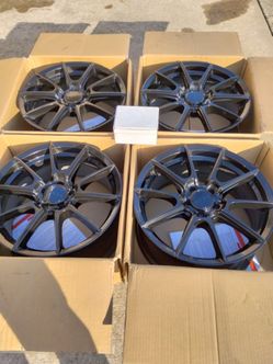 RIMS 17" CHEVY Cruze, CHEVY Trax, CHEVY Sonic. Buick Encore, Buick Verano BOLT PATTERN 5X105 BLACK ORIGINAL New rims