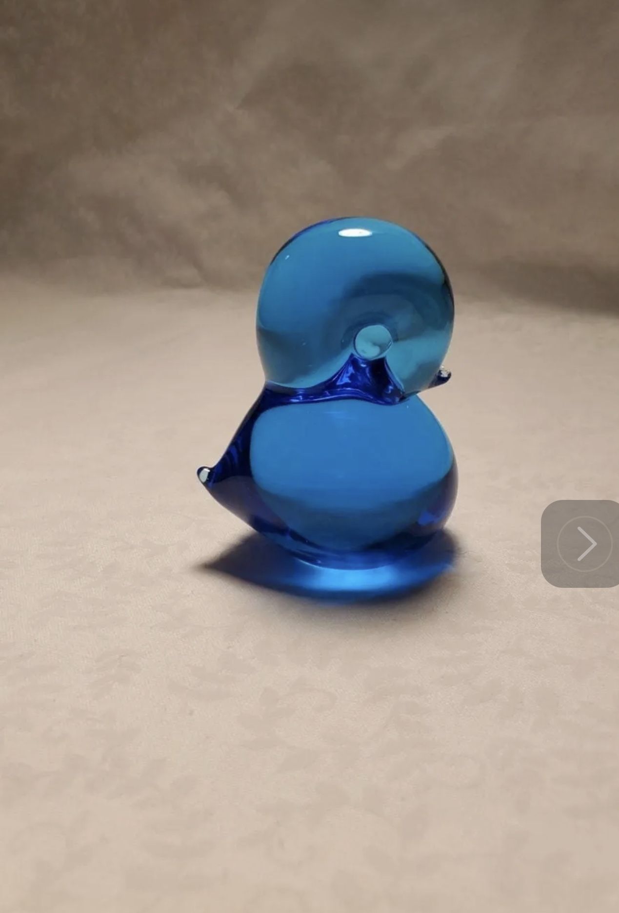 BEAUTIFUL VINTAGE SCANDINAVIAN BLUE GLASS BIRDS FM KONSTGLAS/RONNEBY