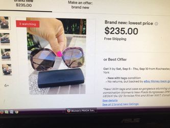 Prada women’s new sunglasses