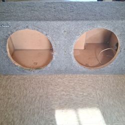 12" Subwoofer Box  Cajon Porteado