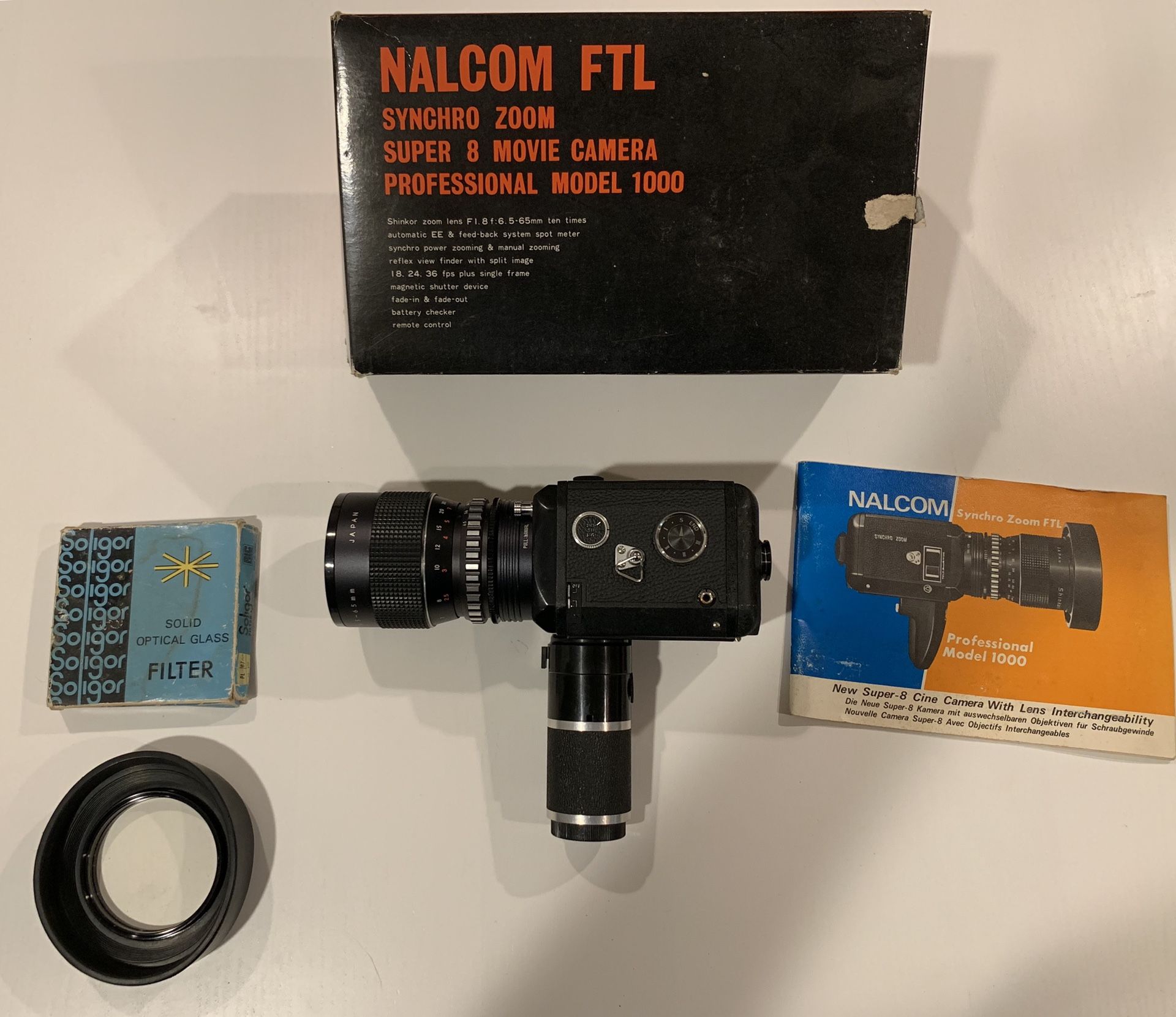Nalcom FTL Synchro Zoom - super 8 camera