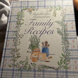 Vintage heirloom Recipe Book-Blank
