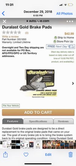 Brake pads
