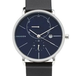Skagen Hagen 40mm Stainless Steel Blue Dial Mens Quartz Watch