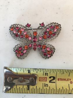 Butterfly jewelry pendant