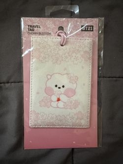 BT21 Cherry blossom Travel Tag (RJ)