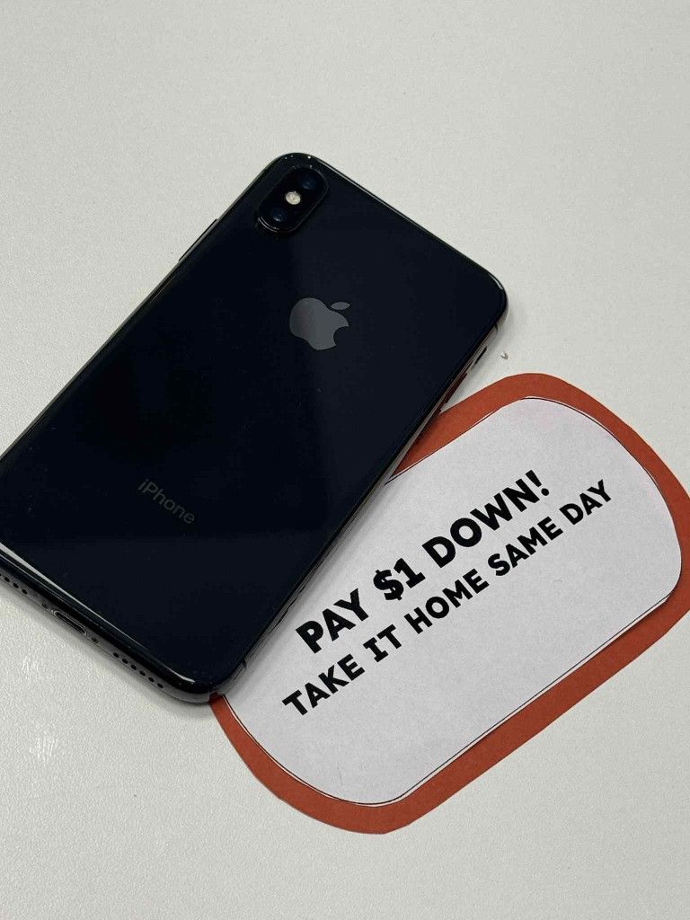 Apple IPhone X - Pay $1 DOWN AVAILABLE - NO CREDIT NEEDED