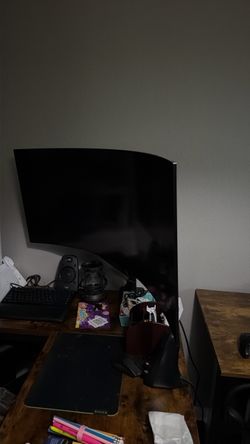 LG 45 inch OLED monitor with speakers