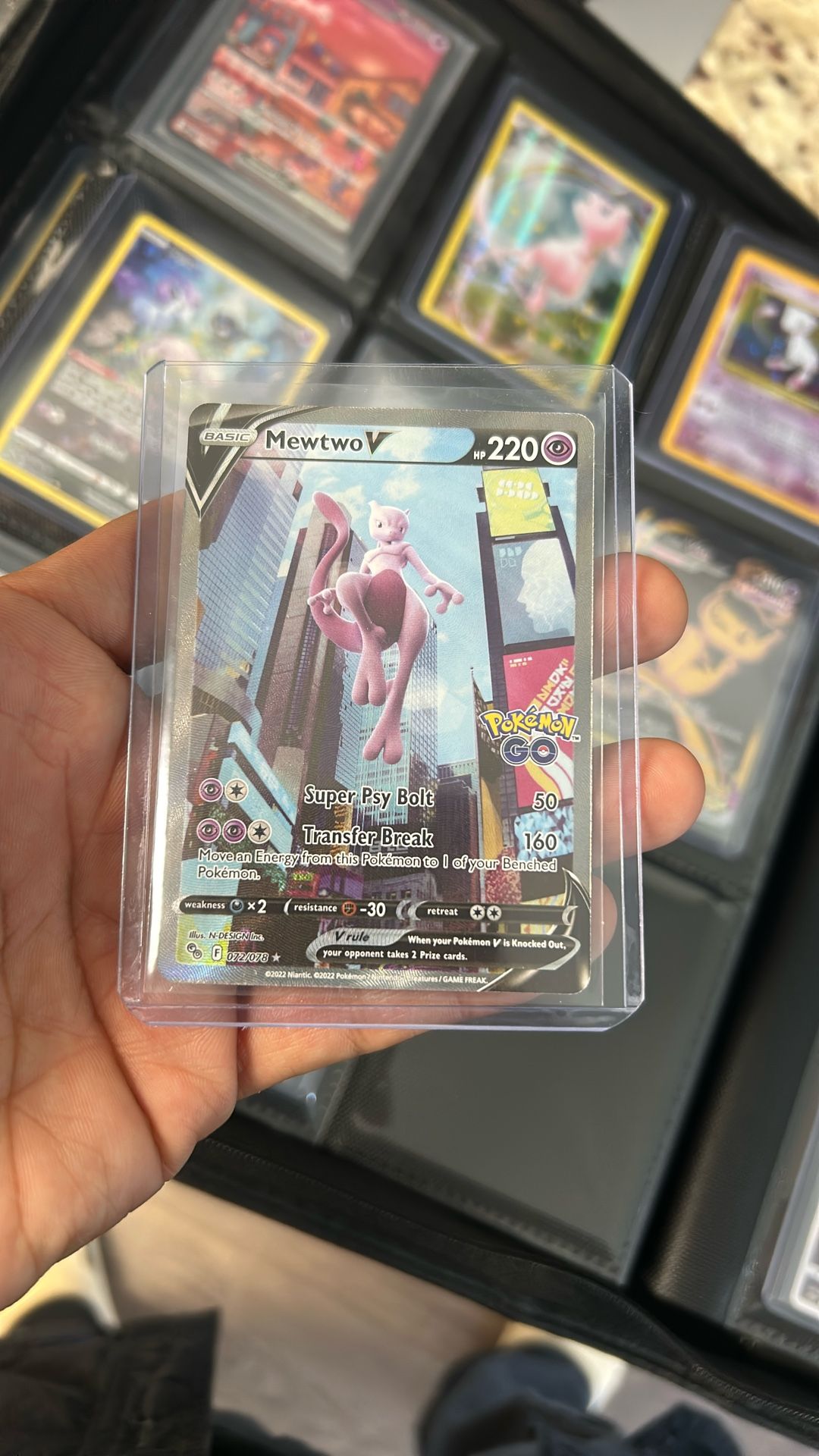 Pokemon Mewtwo V 072/078