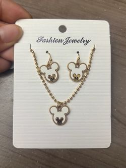 Mickey fashion jewelry set