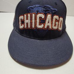 CHICAGO BEARS HIGH QUALITY STITCHED POPULAR DESIGN FITTED HAT 7 1/8