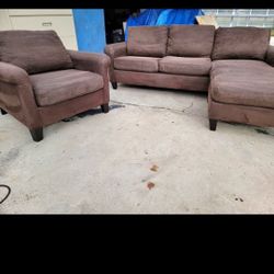 Sofa Sectional Bed And Chair In Great Condition And Very Clean  No Pets No Smoke $365