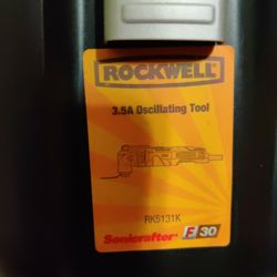 ROCKWELL Sonicrafter F30 3.5A Oscillating Multi-Tool w/ Blades - USED