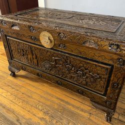 Carved chest