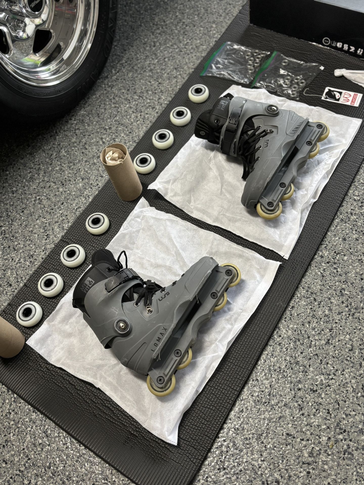 Men’s AEON Roller Skates 10-10.5 With New Wheels And Bearings