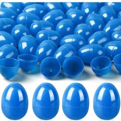 100 Pcs Easter Eggs Plastic Fillable Easter Eggs Bulk Empty Blank for Easter Basket Stuffers Fillers Easter Theme Party Favor Easter Hunt Stuffers a