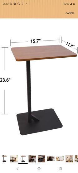 Over bad bedside table, end table ( new in the box)
