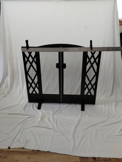 Fireplace Screen Metal Bronze Color