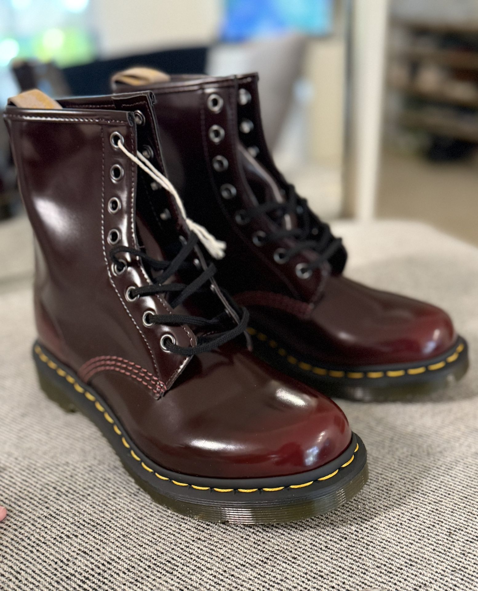 Martens Vegan 1460 Red Doc Marten Boots Dr Martens Vegan 1460