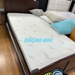 Twin Bed Frame With Mattress Colchon Nuevo Bonito 
