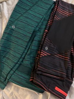 Lululemon striped leggings bundle | 2 pairs