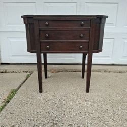 Antique Sewing Machine Table