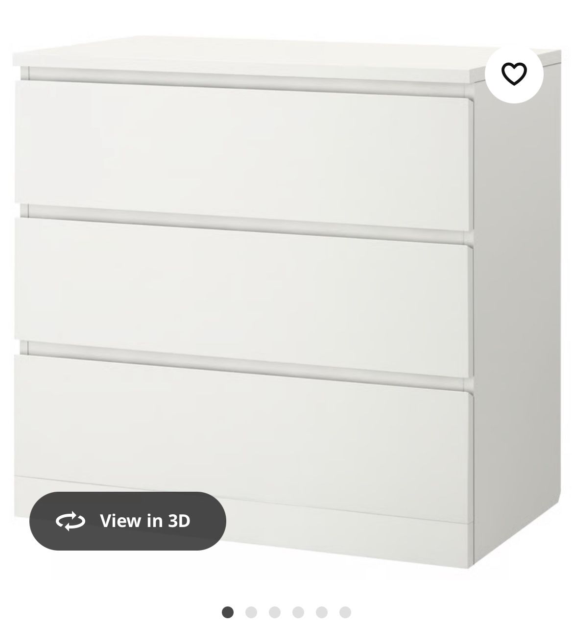 Dresser White MALM