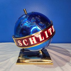 Vintage 1956 Schlitz Beer Spinning Globe Salesman Sample