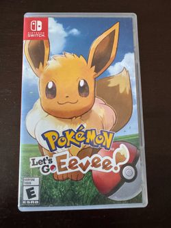 Pokémon, let’s go Eevee