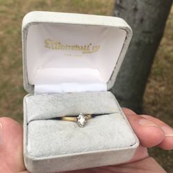 Engagement ring .5 karat diamond 14k gold