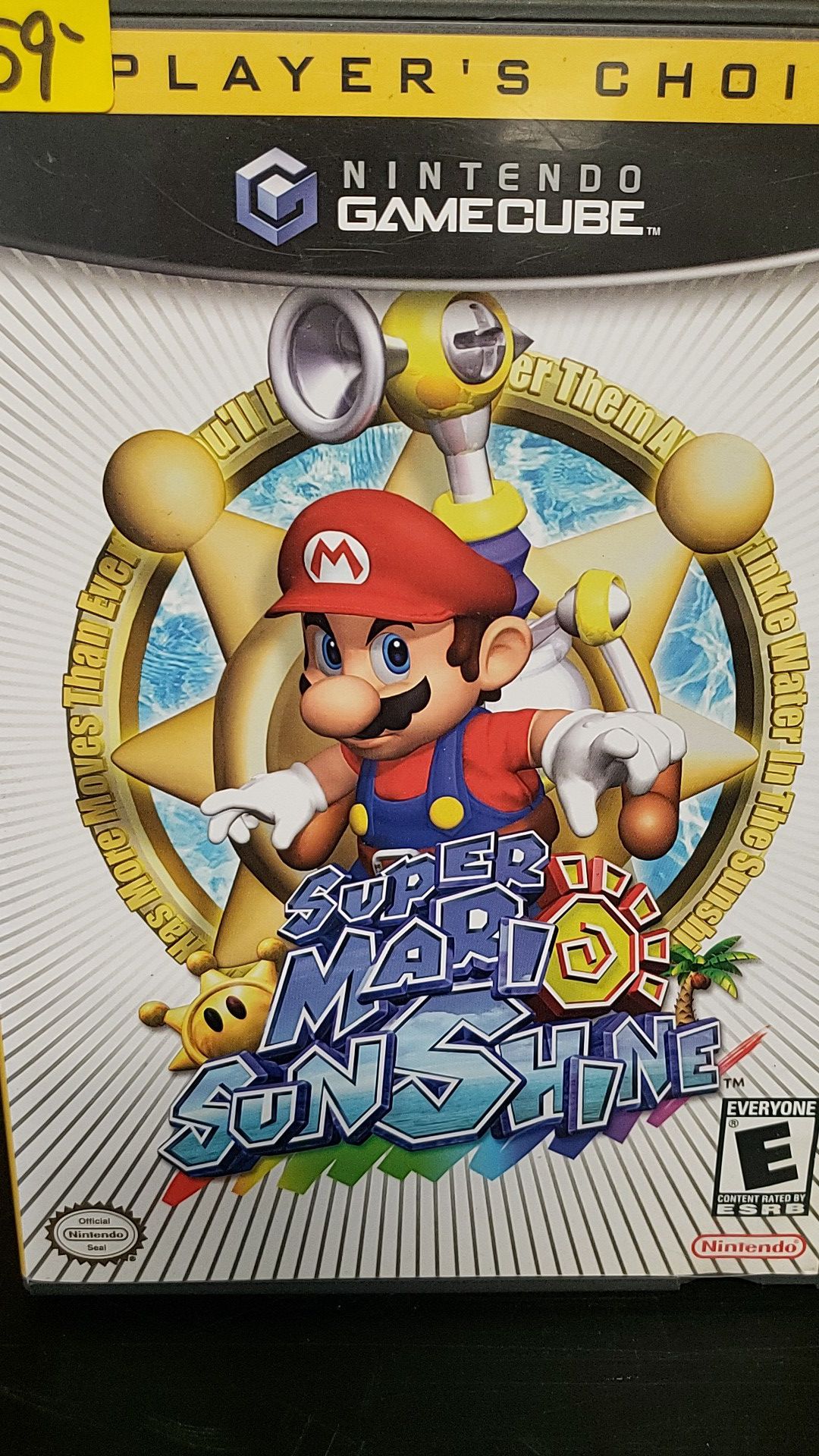 Nintendo Gamecube Game: Super Mario Sunshine