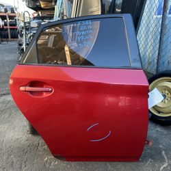 2010 - 2015 Toyota Prius Rear Door Passenger Side Red