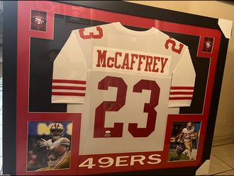  Christian Mccaffrey Autograph Jersey 