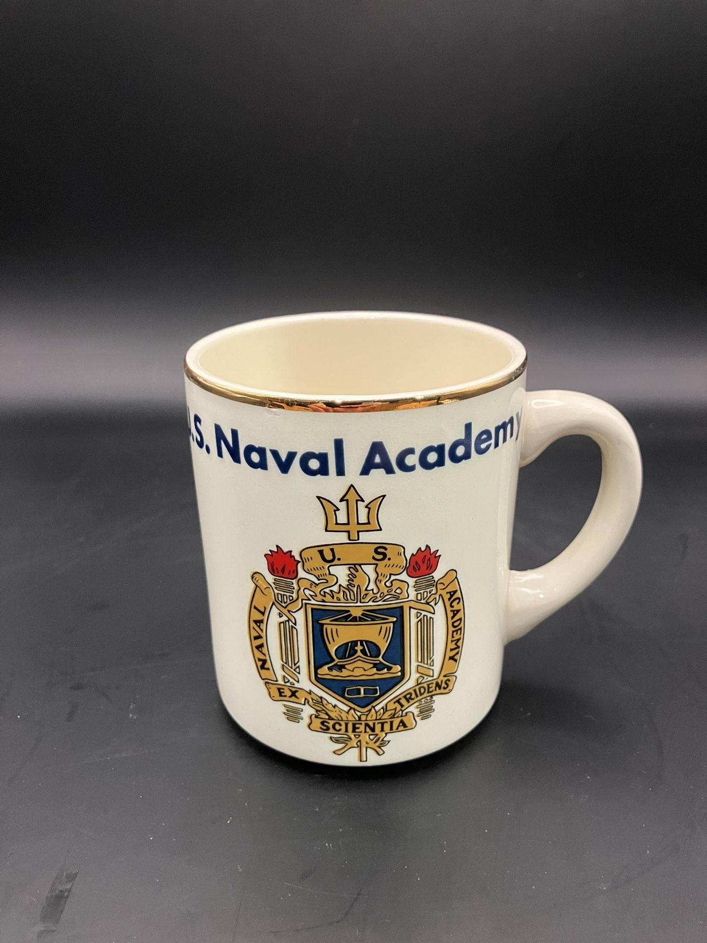 United States Naval Academy Vintage USA Coffee Cup Mug USN US Navigating