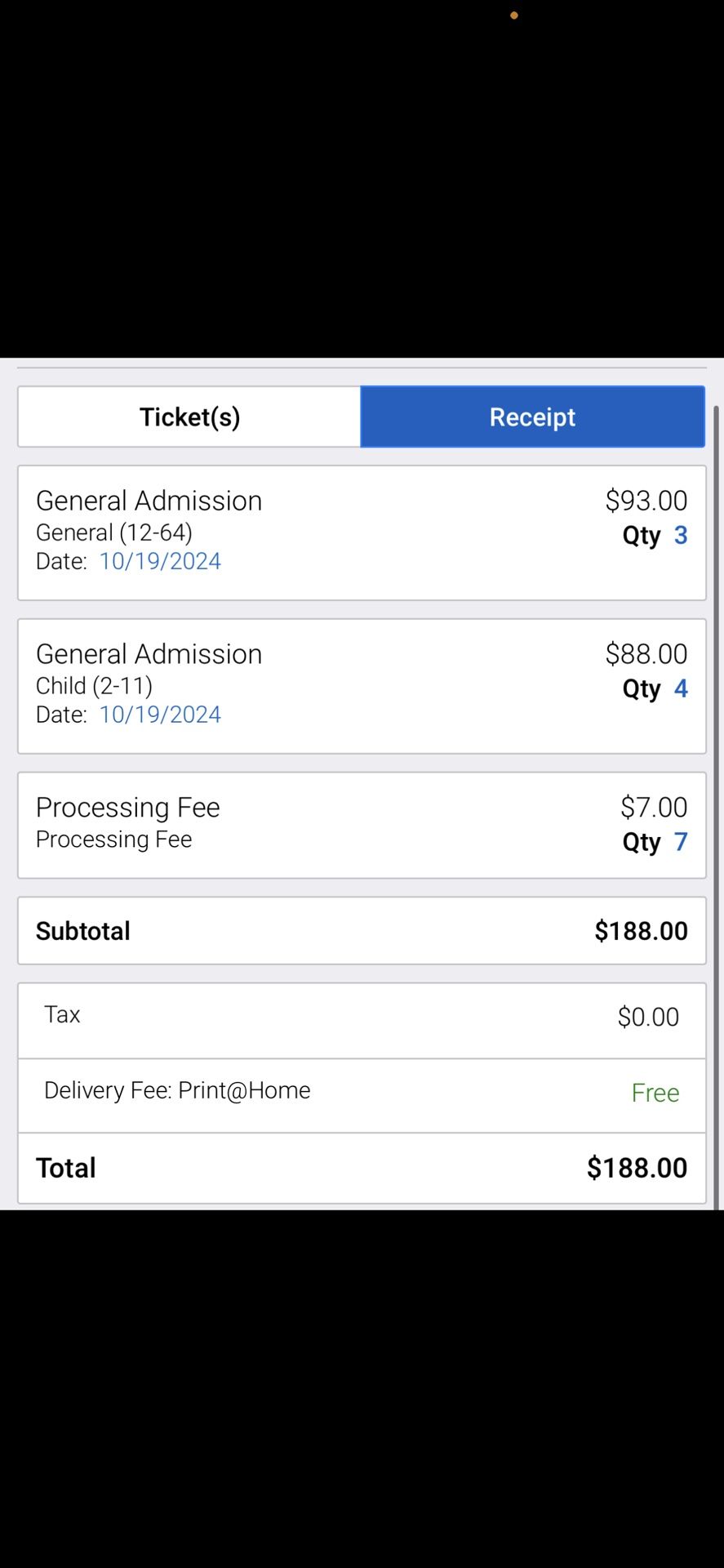 Zoo Tickets