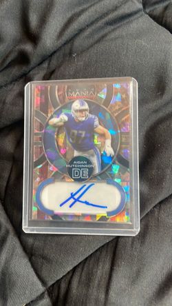 2022 Wild Card Auto Mania Aidan Hutchinson Rookie Auto 5/5