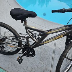 Mongoose derby full suspension bike 