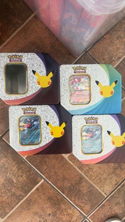 pokemon Opened ETBs, tins with promo