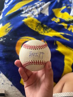 Shotaro morii signed major league ball used