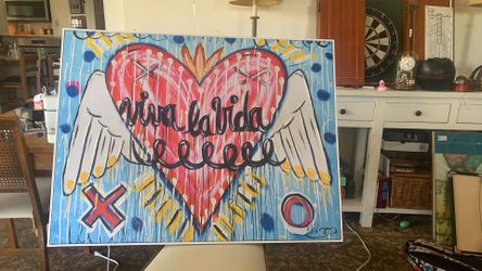 Viva La Vida By Mercedes Lagunas  Signed