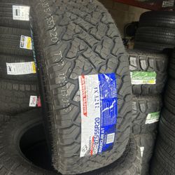 New Tires Installed/ Llantas Nuevas Instaladas 275/55/20 Atlander AT Tires