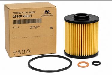 Genuine OEM Hyundai Kia Oil Filter Service Kit 26350-2S001 NEW