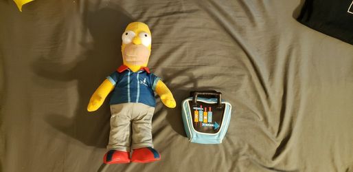 Homer Simpson Bowling Talking Plush Doll