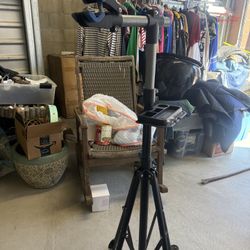 Adjustable Bicycle Repair Stand w/ Tool Tray – Heavy Duty