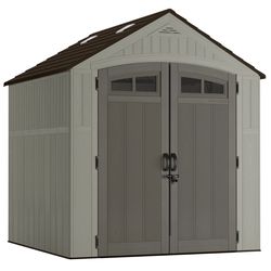 New in box CRAFTSMAN 7-ft x 7-ft Craftsman Resin Storage Shed Gable Resin Storage Shed