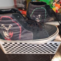 KISS 2008 Vans SK8 Hi Top Kiss Sneakers 12 Wonan/10.5 Man. Solo Album Faces Skateboard Sneaker 2008 Limited