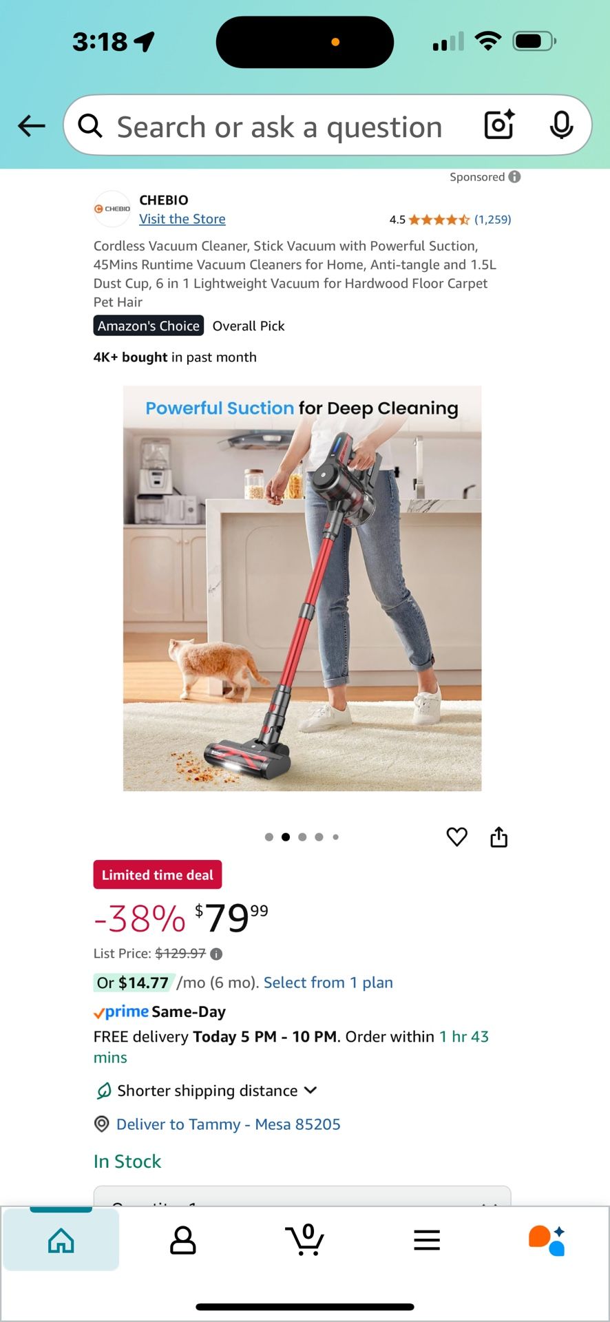 A16 Cordless Vacuum