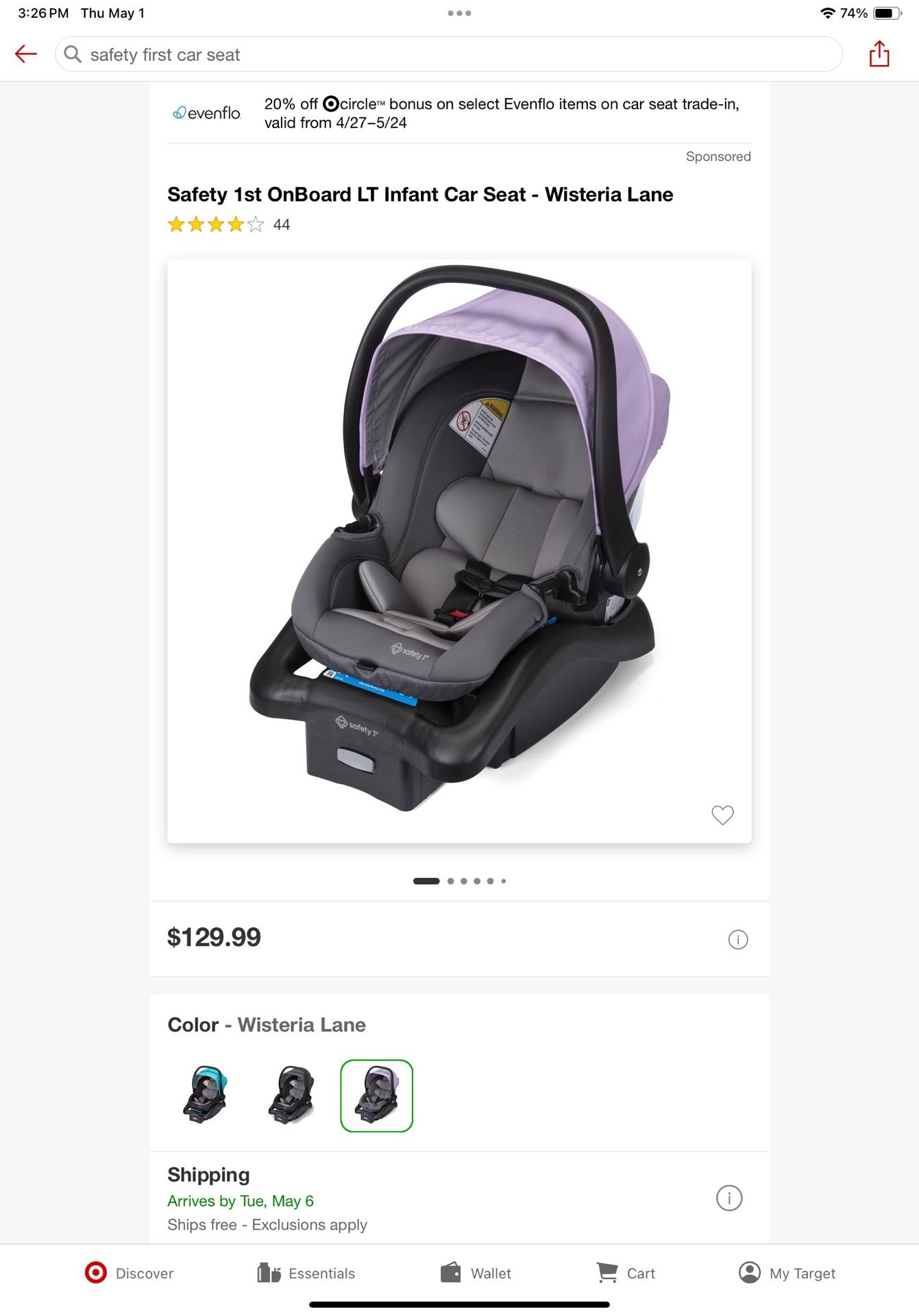 Safety1st Infant Car Seat
